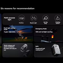 Lanterna Multifuncional Portátil 3600 Lumens Thumbnail 3