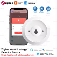 Sensor de Vazamento Zigbee Tuya Thumbnail 1