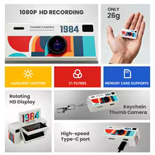 Câmera Retro HD G62 Flip Thumbnail 5