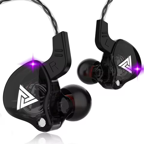 QKZ AK6 Fone de Ouvido com Microfone e Cancelamento de Ruído