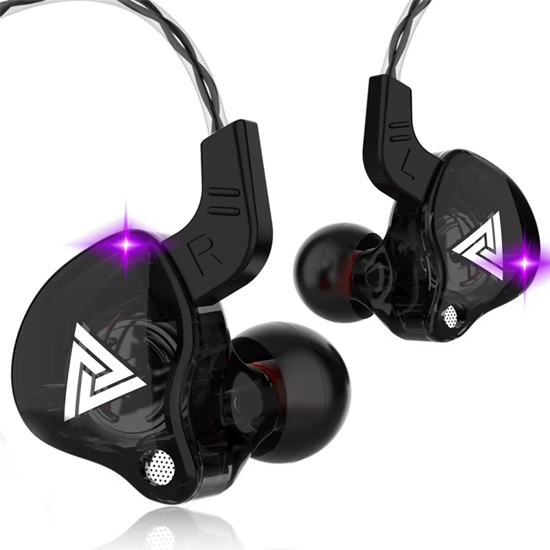 QKZ AK6 Fone de Ouvido com Microfone e Cancelamento de Ruído