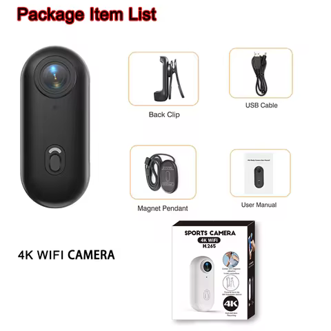 Mini Câmera 4K WiFi JETO JT-88