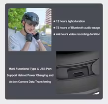 Câmera de Ação Moto Capacete HA03D Thumbnail 4