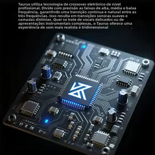 Fone de Ouvido Taurus HiFi KZ 8mm Thumbnail 4