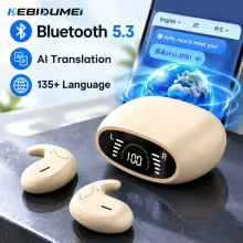 Fones KEBIDUMEI Tradução IA Bluetooth 5.3 Thumbnail 1
