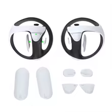 Case Silicone PS VR2 Branco/Preto Thumbnail 1