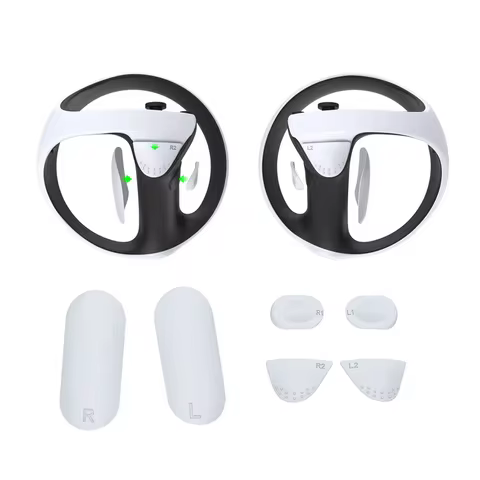 Case Silicone PS VR2 Branco/Preto