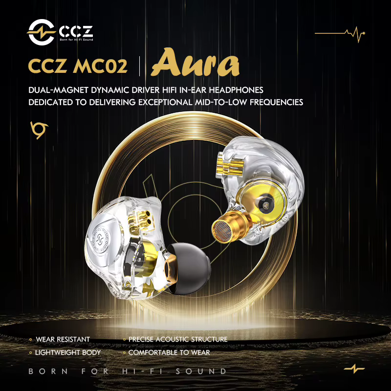 CCZ MC02 Headphones Alta Fidelidade