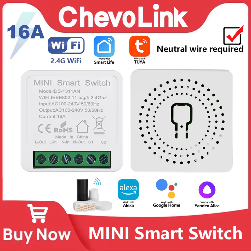 Interruptor Inteligente WiFi Mini