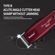 Kemei KM-2600PG Cortador de Cabelo Sem Fio Thumbnail 3
