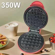 Mini Máquina de Waffles Elétrica Thumbnail 4