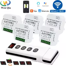 Interruptor de Cortina Inteligente Wi-Fi RF Thumbnail 1