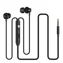 Fone de Ouvido 3.5mm Metal Preto Thumbnail 3