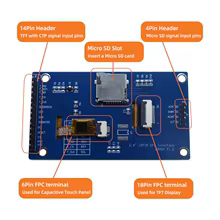 LCD TFT 2.4" com Toque Thumbnail 5