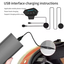 Headset Bluetooth Motocicleta Thumbnail 3