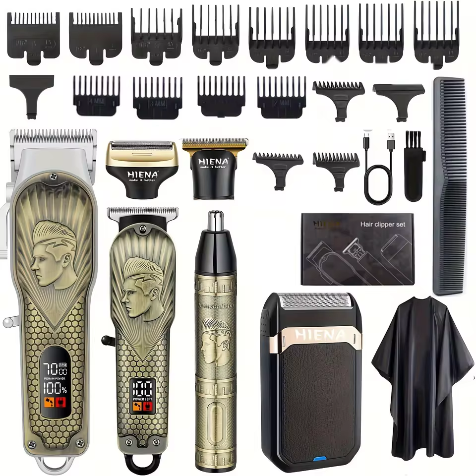 Máquina de Cortar Cabelo HIENA Profissional