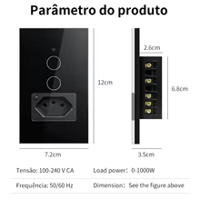Interruptor Inteligente Wi-Fi com Tomada Thumbnail 5