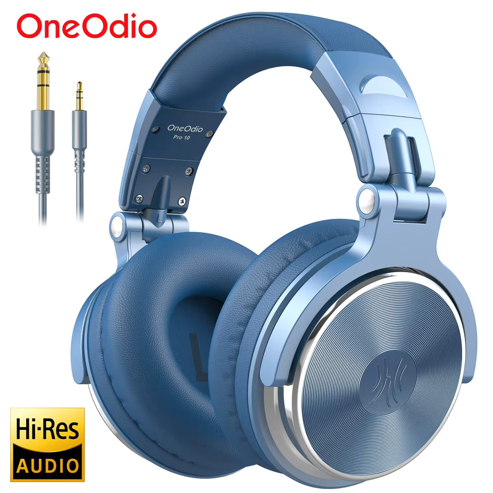 OneOdio Pro 10 Fones de Ouvido com Fio