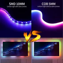 Fita LED WS2812B COB RGB 5V Thumbnail 3