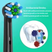 4 Cabeças de Escova Oral B EB50 Cross Action Thumbnail 6