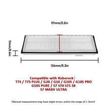 Filtro HEPA Roborock S7/S8/T7 Thumbnail 6