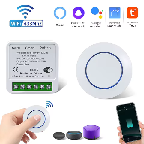 Interruptor Inteligente Tuya WiFi RF