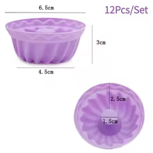 Kit 12 Moldes Silicone Thumbnail 2