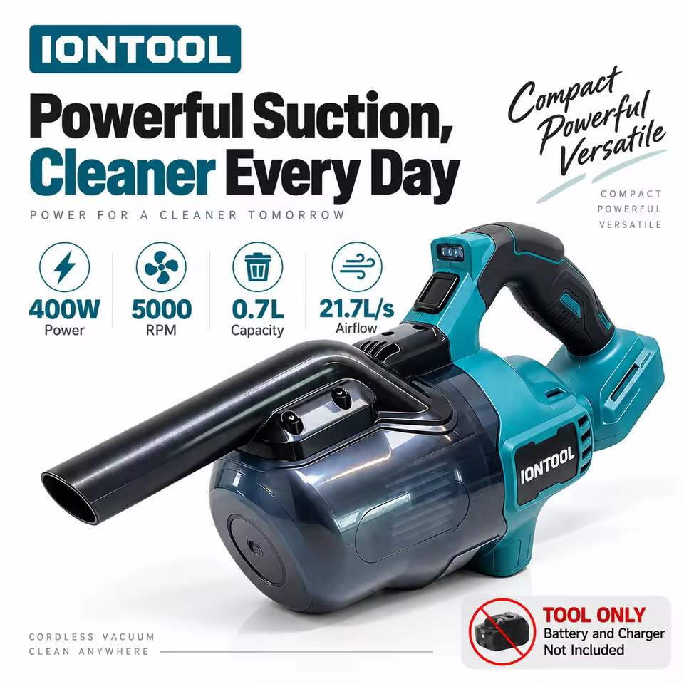 Aspirador Portátil IONTOOL 5000 RPM