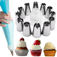 Kit de Pontas de Bolo de Aço Inoxidável Thumbnail 1