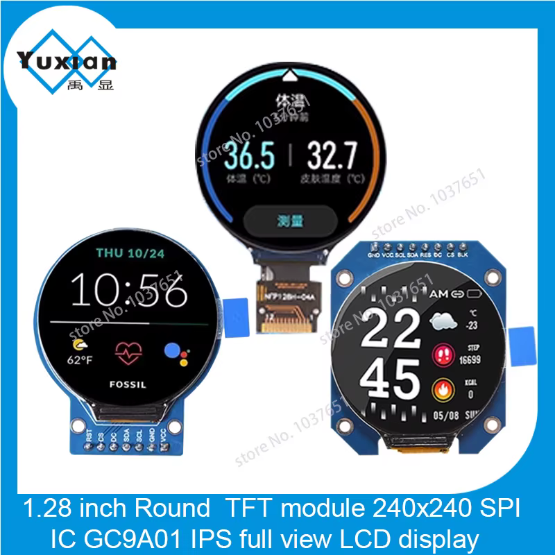 Display LCD 1.28" 240x240 GC9A01