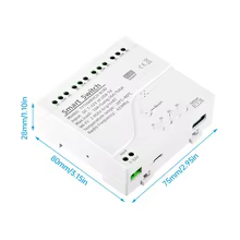 Interruptor Wi-Fi 4 Canais Tuya com Sensor Thumbnail 6