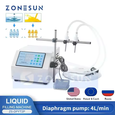 Máquina de Enchimento Duplo Bico ZS-DPYT2P