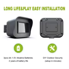 Sensor de Movimento WiFi Exterior Thumbnail 5