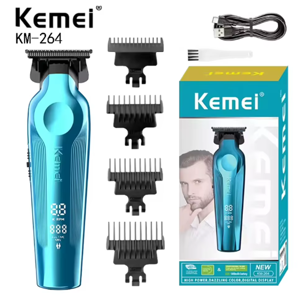 Aparador de Cabelo Kemei 264 Profissional