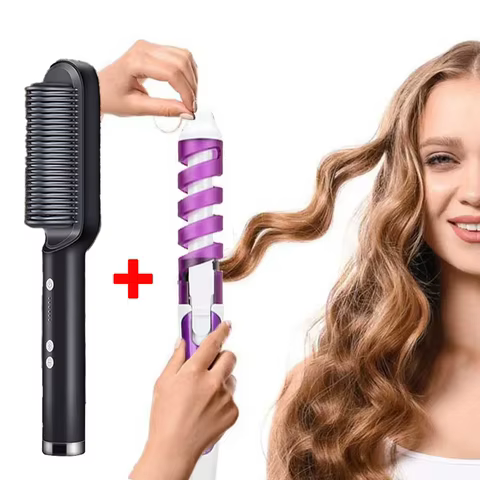 Kit Modelador de Cabelo 2 em 1 Profissional