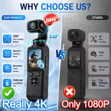 Câmera de Ação 4K com Rastreamento Facial Thumbnail 2