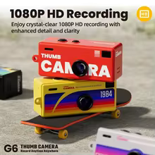 Câmera Digital Retrô Magecam 1080P Thumbnail 2