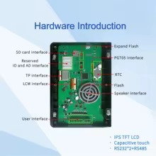 Dwin LCD 7" Industrial Arduino HMI Thumbnail 2