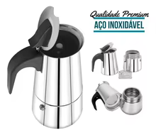 Cafeteira Moka Italiana Inox 9 Xícaras Thumbnail 4