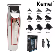Kemei KM-032 Aparelho de Corte Profissional Sem Fio Thumbnail 1