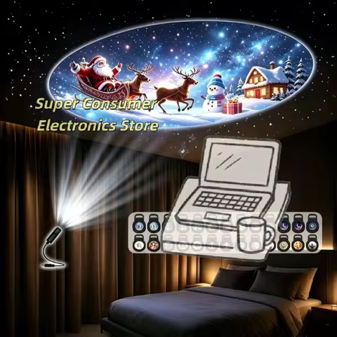Projetor LED Natal USB