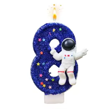 Velas Astronauta Números 0-9 Thumbnail 5