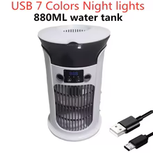 Mini Ventilador USB Portátil com Umidificador Thumbnail 2