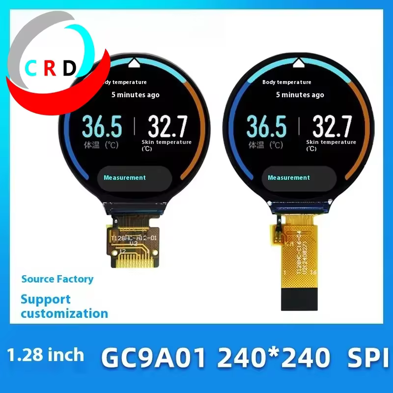 Tela LCD 1.28" 240x240 GC9A01 para ESP32