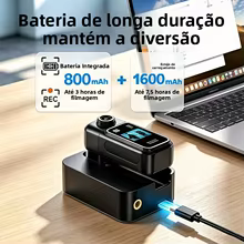 Nova Mini Câmera Corporal 4K Thumbnail 3