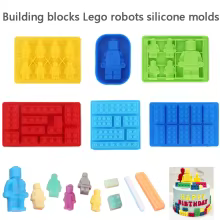Molde de Silicone Robô Lego - Bolo e Doces Thumbnail 1