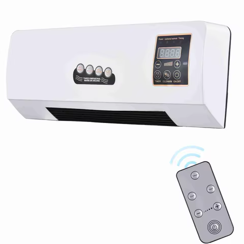 Aquecedor Ventilador 2 em 1 Parede BREYLEE