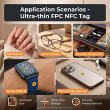 Etiqueta NFC FPC Flexível NTAG215 10mm Thumbnail 5