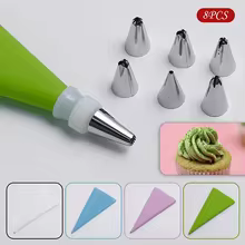 Kit Saco de Confeitaria Silicone 8 Peças Thumbnail 4