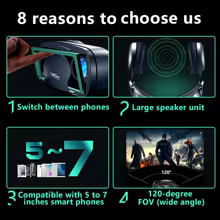 VRG Pro Óculos VR 3D Thumbnail 2